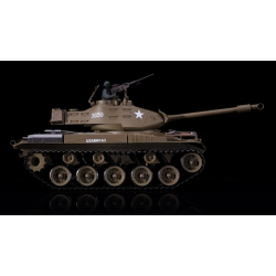 Czołg zdalnie sterowany ASG/IR/dźwięk/dym 1:16 U.S. M41A3 Walker Bulldog Light Tank RTR 2.4Ghz - Heng Long 3839-1B (PRO)